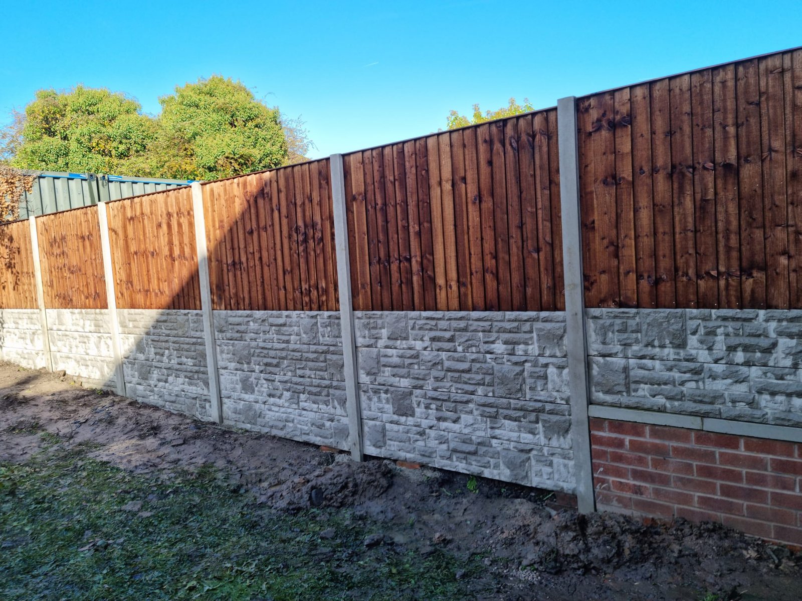 fence repairs.Wigan