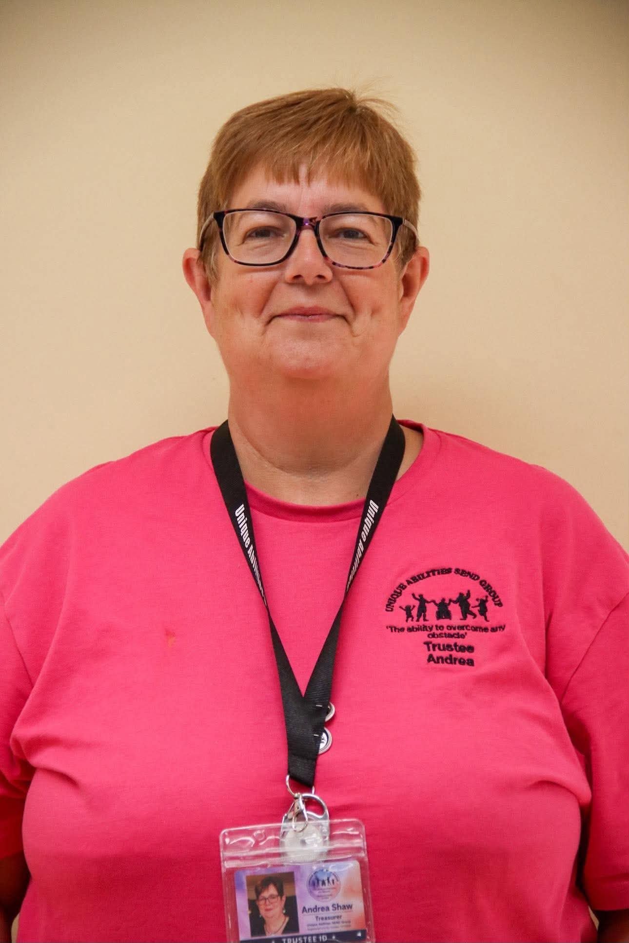 Andrea Shaw, Treasurer and Trustee