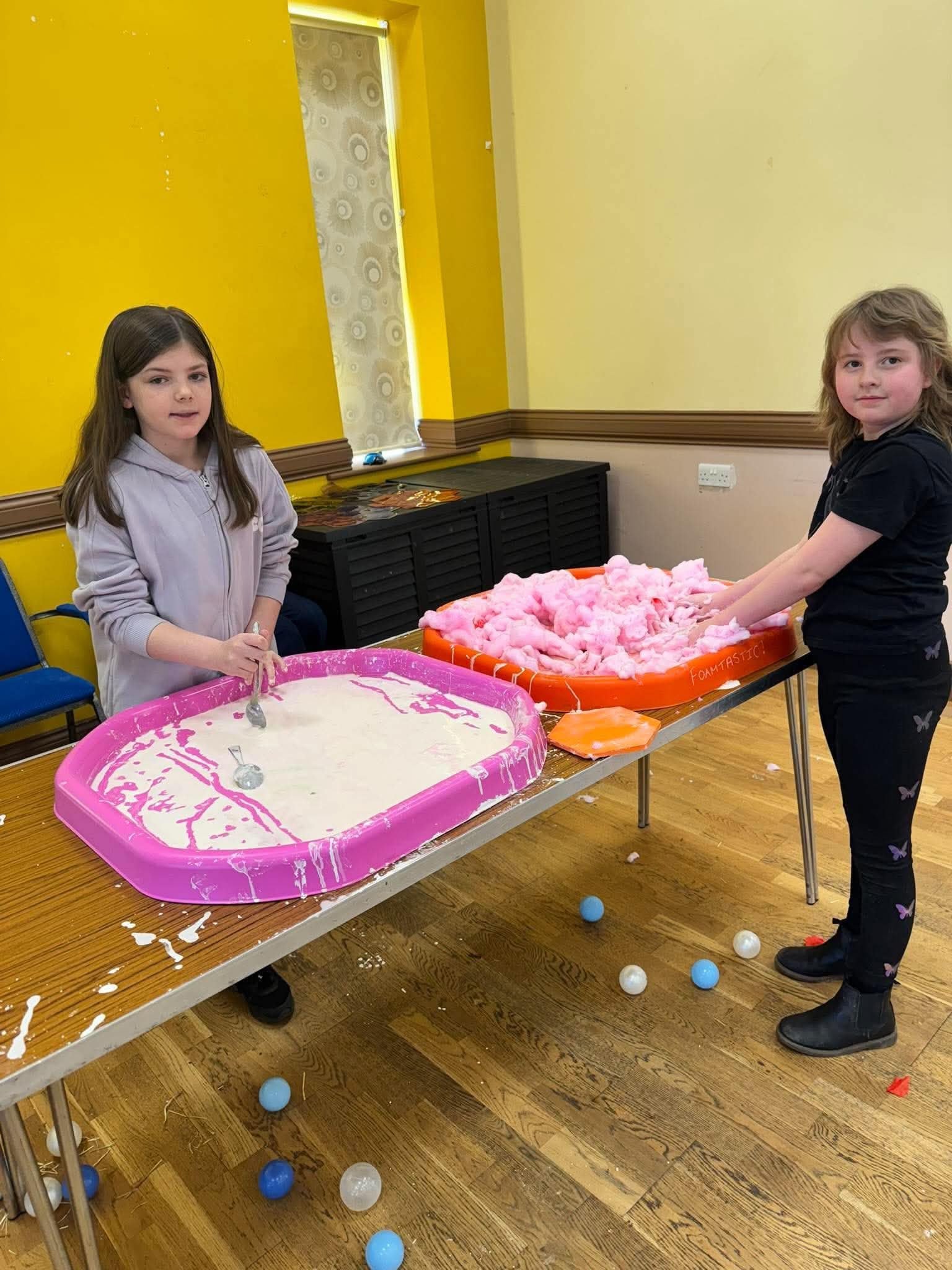 Children enjoying sensory exploration