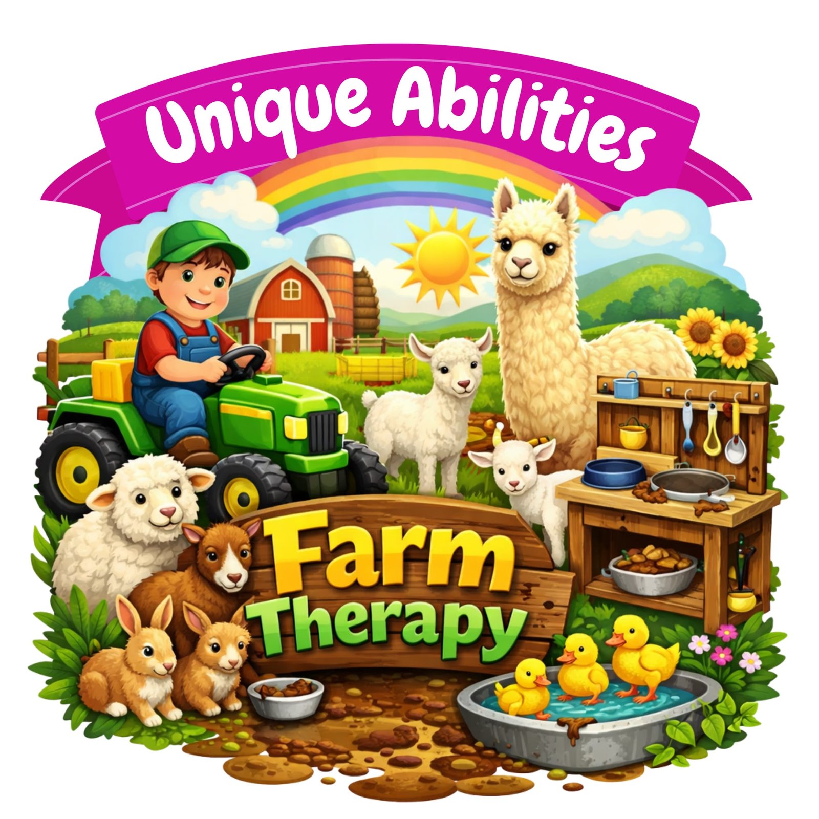 Unique Abilities Farm Therapy logo